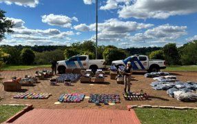 Misiones: Prefectura Naval Argentina incautó mercadería ilegal y sustancias con THC