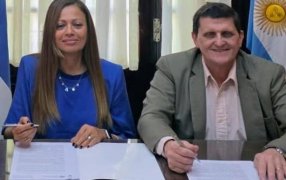El Ministro Adolfo Safrán y la Presidente del Tribunal de Cuentas de la Provincia Fabiola Bianco firmaron un convenio marco vinculado con la preservación de la selva misionera