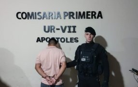 Apóstoles: Perdieron el partido, regresó armado y amenazó a todos, fue detenido