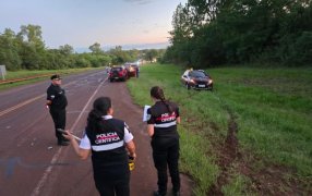 Misiones: Amplio operativo policial en el Municipio de San José tras un choque sobre la Ruta Provincial Nº 1, uno de los vehículos llevaba contrabando de cigarrillos