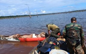 Desarmaron campamentos ocultos en la selva para caza y pesca furtiva y secuestraron casi cinco mil metros de redes