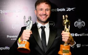 Agustín Canapino recibió por segunda vez el "Olimpia de Oro"