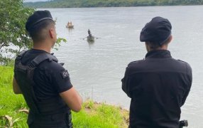 Continúa la búsqueda del joven desaparecido en aguas del Río Paraná en el Municipio de Puerto Leoni
