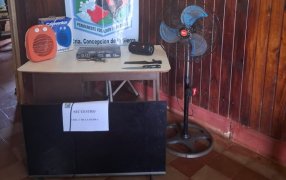 Concepción de la Sierra: Desvalijaron una casa, son cinco los demorados y varios objetos recuperados por la Policía de Misiones