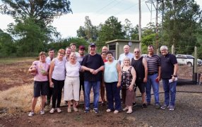 Apóstoles: El Gobernaor Hugo Passalacqua supervisó la obra de provisión de agua potable en Colonia Las Tunas