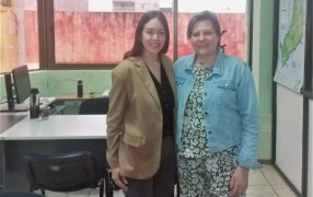 La Directora de PAMI Misiones Cecilia Comparín se reunió con la Presidente del Colegio de Farmacéuticos de la provincia, Viviana Ilchuk