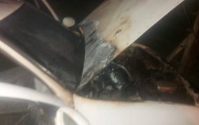 Apóstoles: Principio de incendio en un vehículo en un populoso barrio, la División Bomberos logró sofocar las llamas y  evitando que el fuego se propagara