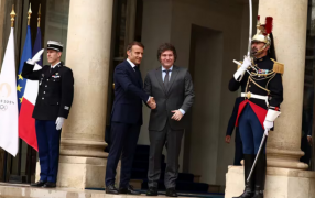 Francia: Javier Milei se reunió con Emmanuel Macron antes de la inauguración de los Juegos Olímpicos
