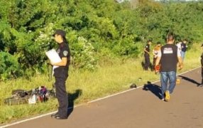 Misiones: Falleció un motociclista tras un siniestro vial, sobre la Ruta Provincial N° 3 en el Municipio de Cerro Corá