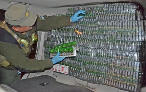 Gendarmería Nacional secuestró 60 mil paquetes de cigarrillos