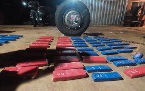 Detectaron más 150 kilos de marihuana ocultos en los neumáticos de un camión