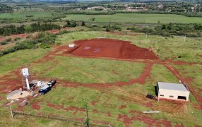 Avanza la Industrialización en Apóstoles: Se instala tanque de agua en Parque Industrial