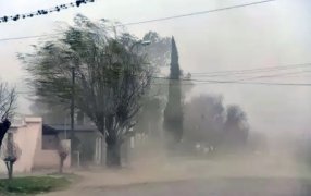 Alerta por vientos fuertes en tres provincias
