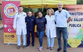 Por el Día Mundial de la Hipertensión Arterial realizaron actividades para la comunidad