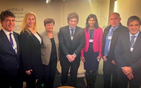 Foro Económico Mundial: El Presidente y Georgieva hablaron sobre los "profundos desafíos sociales y económicos de la Argentina"