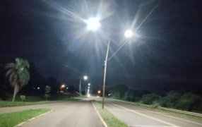 Reducen en el casco urbano el cobro del alumbrado público en el Municipio misionero de Cerro Azul, con el reemplazo casi total de luminarias tradicionales por tecnología Leds y lo eximen en la zona rural