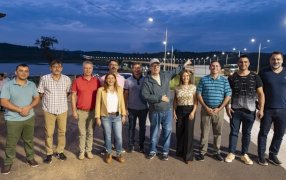 Misiones: Los Municipios de San Ignacio y Loreto cuentan con nueva iluminación en el Puente del Arroyo Yabebiry sobre la Ruta Nacional Nº 12