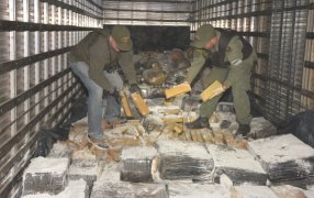 Gendarmería Nacional interceptó un cargamento de casi ocho toneladas de marihuana: El estupefaciente era transportado en un camión frigorífico de bandera brasileña