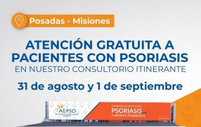 Detección y controles gratuitos de enfermedad psoriásica en Misiones
