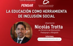 Nicolás Trotta en el Ciclo de Conversatorios “Educación para Pensar” del Instituto Saavedra
