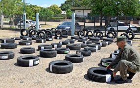 Gendarmería Nacional secuestró 138 neumáticos de origen extranjero: La mercadería había sido ingresada al territorio nacional sin los correspondientes trámites aduaneros