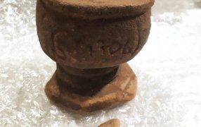 Cibercrimen de la Policía de Misiones recuperó una pieza arqueológica misionera de 400 años de antigüedad