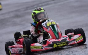 Buen comienzo bajo la lluvia del Rosamonte Racing Team en el Kartódromo de la ciudad de Posadas, por la tercera fecha del Campeonato Misionero de Karting en Pista