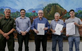 Firmaron un convenio para incorporar una Reserva Privada de Fracrán al sistema de áreas naturales protegidas de la provincia de Misiones