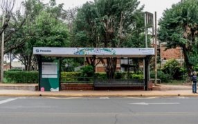 Posadas: Mejoras en el refugio del transporte público de pasajeros en Villa Cabello