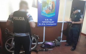 Apóstoles: Tras tareas investigativas se recuperó una motocicleta que fuera sustraída en el Balneario Municipal de Azara