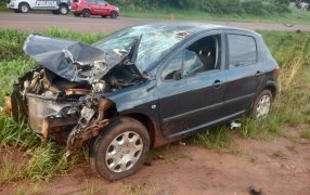Falleció un motociclista de 33 años tras un siniestro vial, sobre la Ruta Nacional N° 14 de la localidad misionera de Guaraní