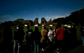 Misiones: Espectáculo de Imagen y Sonido vuelve a sus días habituales en el Conjunto Jesuítico Guaraní de San Ignacio Miní