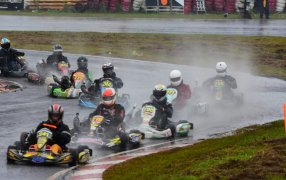 Campeonato Misionero de Karting: Los protagonistas brindaron un gran espectáculo y demostraron el nivel de pilotos de la tierra colorada para competir con piso mojado