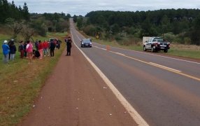 Mado: Siniestro vial en la Ruta Nacional N° 12, un adolescente de 13 años lesionado