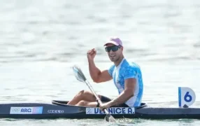El argentino Agustín Vernice quedó cuarto en canotaje y se lleva un diploma de los Juegos Olímpicos de París 2024