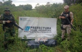 Prefectura Naval Argentina secuestró 84 panes de marihuana, el hecho ocurrió a la altura del kilómetro 1570 del Río Paraná