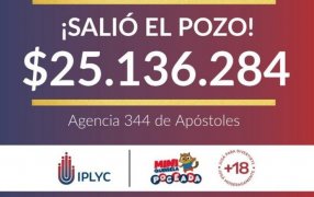Un día histórico: La Mini Poceada del IPLyC, entregó en la ciudad de Apóstoles el pozo más alto de su historia