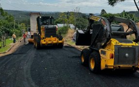 Misiones: Nuevas calles asfaltadas para el Municipio de Panambí, con Pavimento Urbano de la Dirección Provincial de Vialidad