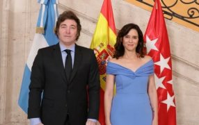 España: El Presidente Milei se reunió con con la Presidente de la Comunidad de Madrid, Isabel Díaz Ayuso, quien le hizo entrega de la Medalla Internacional
