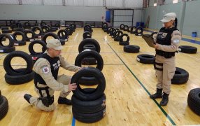 La Prefectura Naval Argentina secuestró más de trescientos neumáticos en Misiones