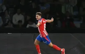 La Liga de España: El gol de Julián Álvarez para el empate de Atlético Madrid ante Real Sociedad