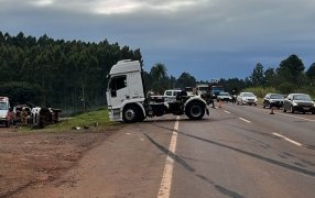 Falleció un conductor tras un siniestro vial sobre la Ruta Nacional N° 14 a la altura del Municipio misionero Dos de Mayo