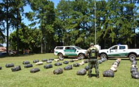 Gendarmería Nacional secuestró 859 kilos de marihuana: Fue el resultado de operaciones llevadas a cabo en la provincia de Misiones