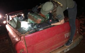 Misiones: Gendarmería Nacional procedió a la incautación de estupefaciente en la zona del Paraje “Paso del Tigre”