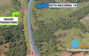 Misiones: Inicio de obras y desvío sobre Arroyo San José, Vialidad Nacional iniciará obras de demolición y construcción de una nueva alcantarilla sobre la Ruta Nacional N° 14.