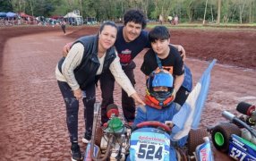 Campeonato Misionero de Misionero de Karting sobre circuito terrado: El apostoleño Fabricio Sosa obtuvo un brillante segundo puesto en Campo Grande