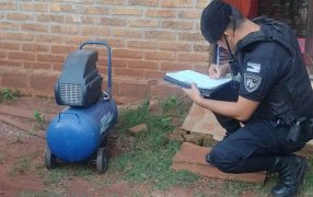 Apóstoles: Tras una investigación se recuperó un compresor sustraído