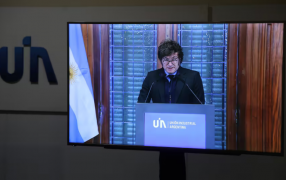 En la UIA, Javier Milei aseguró que los subsidios y los aranceles perjudicaron a la economía