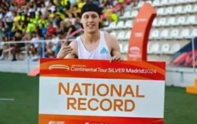 El argentino Elián Larregina, récord nacional y clasificado a París 2024