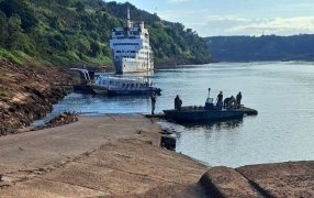 Hallaron el cuerpo de un hombre en las aguas del Río Iguazú
